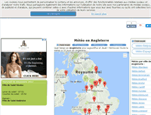 Tablet Screenshot of angleterre.meteosun.com