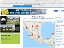 Tablet Screenshot of mexique.meteosun.com