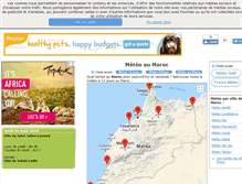 Tablet Screenshot of maroc.meteosun.com