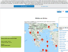 Tablet Screenshot of grece.meteosun.com