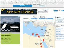 Tablet Screenshot of egypte.meteosun.com